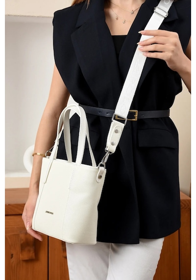 Just Polo Kadın Yeni Sezon Lakos Spor El Ve Omuz Çantası 236047mh Beyaz
