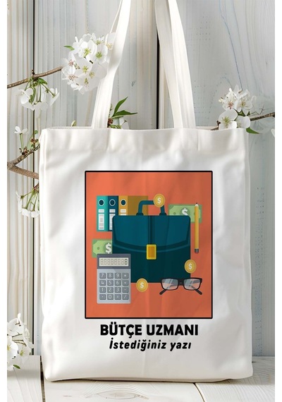 Art Hediye Bütce Uzmanı Baskılı Bez Omuz Çantası Kişiye Özel Model 4 Çok Renkli