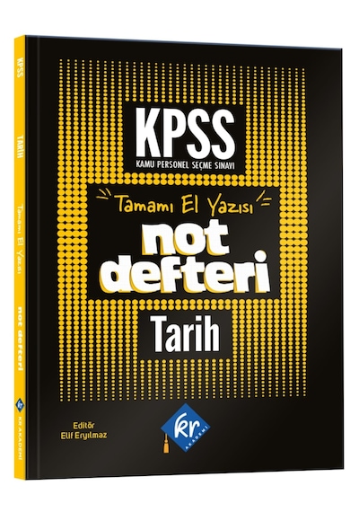 2026 Önlisans- Lise Kpss Tarih Konu Anlatımlı Not Defteri Kr Akademi Yayınları