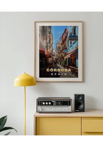Çerçevesiz Poster Córdoba'nın Tarihi Sokakları