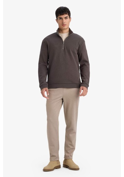 Defacto Regular Fıt Dik Yaka Sweatshirt F9855ax26spar212 Antrasit-ar212
