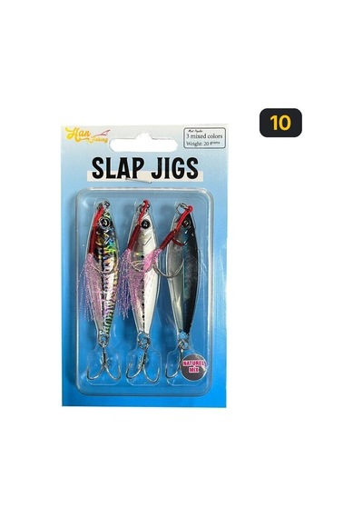 Hanfish Slap Jigs Naturel Mix