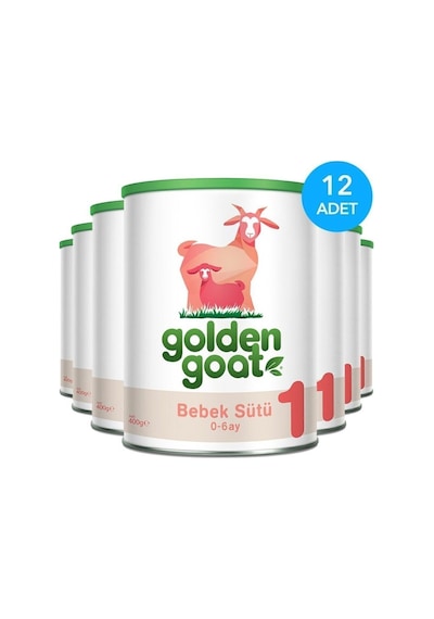 Golden Goat 1 Keçi Sütlü Bebek Sütü 400 G - 12 Adet