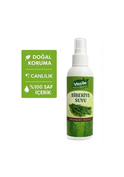 Vesile Biberiye Suyu Dökülme Karşıtı Ve Hızlı Saç Uzatma Etkili Saf Saç Toniği 250 Ml