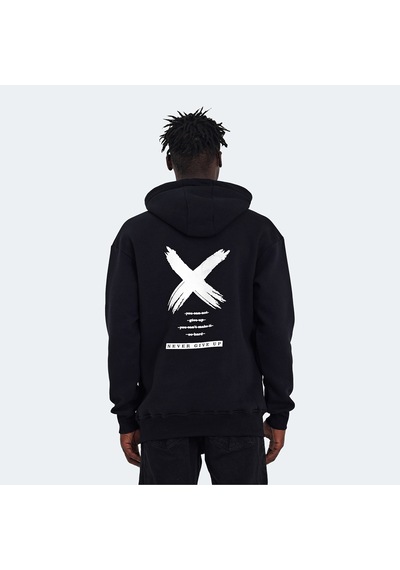 The Crow NEVER Erkek  Siyah Sweatshirt