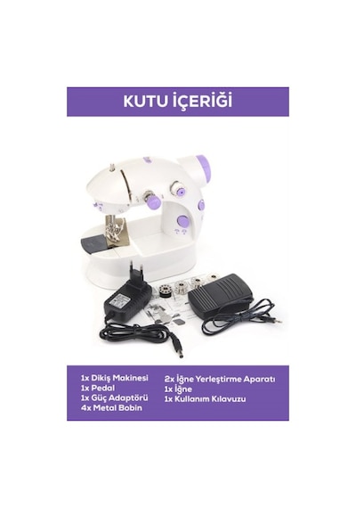 Emin Mini Ev Tipi Dikiş Makinası Najmaddin