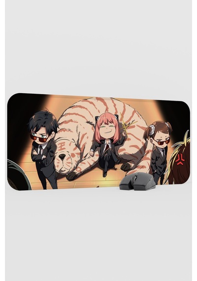 Spy Family Anime V4 - 70x30 Xl Gaming Kauçuk Kaymaz Taban Mouse Pad Fare Altlığı