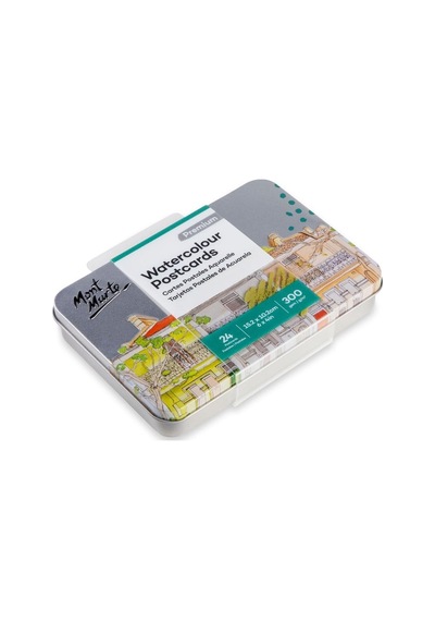 Mm Sulu Boya Kartpostalları 300 Gsm 24 Sayfa
