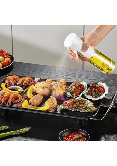 Sprey Yağdanlık Cam Şişe Yağ Püskürtücü 225 Ml Airfryer Kızartma Izgara Salata İçin Yağlık Diğer
