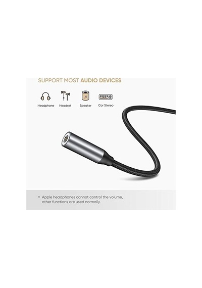 Ayrex Ugreen Type-c 3.5mm Çevirici Aux Kablo