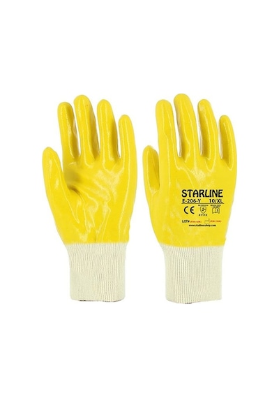 Starline 5 Çift E-206y Eldiven 10beden Sarı 10 Beden