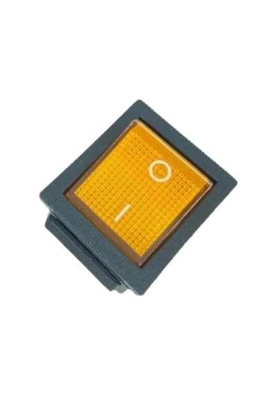 Ic-104 Geniş Işıklı Anahtar On Off Switch 4p Sarı