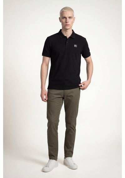 Loft Lf2040891 Erkek Polo Yaka T-shirt Siyah