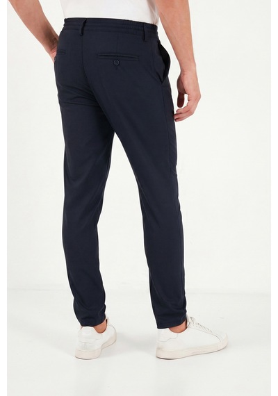 Buratti Slim Fit Dar Paça Bağlamalı Pantolon Erkek Pantolon 6843657 Lacivert