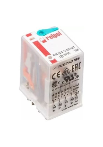 Relpol 4 Kontak 24V Dc Röle N11.105