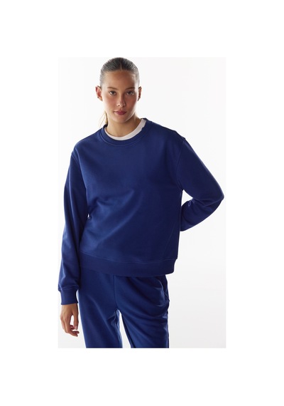 Penti Lacivert Oversize Active Uzun Kollu Sweatshirt