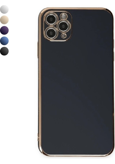 Apple Uyumlu iPhone 11 Pro Kılıf Luxury Seri Kamera Korumalı Silikon Kapak