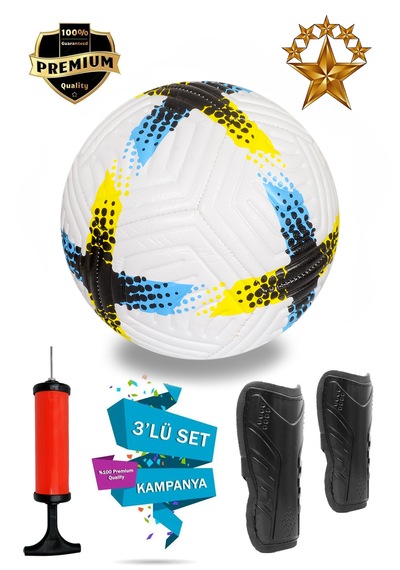 Alastor Profosyonel Futbol Topu Dizllik Ve Pompa Beyaz - Siyah