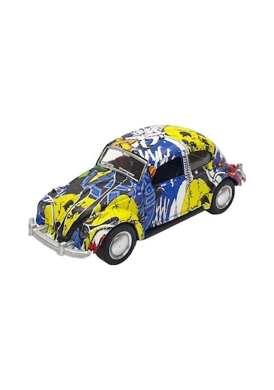 Çek Bırak Metal Retro Vosvos Araba - 6636-18t