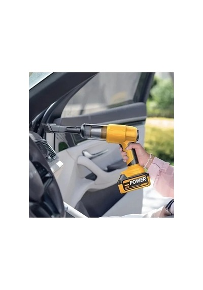 Magicool 25.000mah Çift Bataryalı Auhma 20.000pa Ultra Çekim Güçlü Çantalı Araç Temizleme Süpürgesi