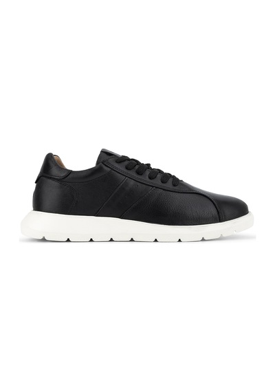 Tamer Tanca Erkek Hakiki Deri Siyah Sneakers & Spor Ayakkabı 1206 2025 Erk Ayk Y26 Sıyah Dr