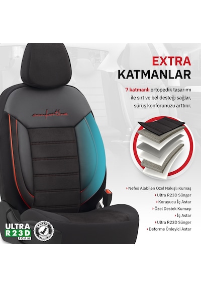 Otom Comfortline Design Premium Oto Koltuk Kılıfı - 550066790