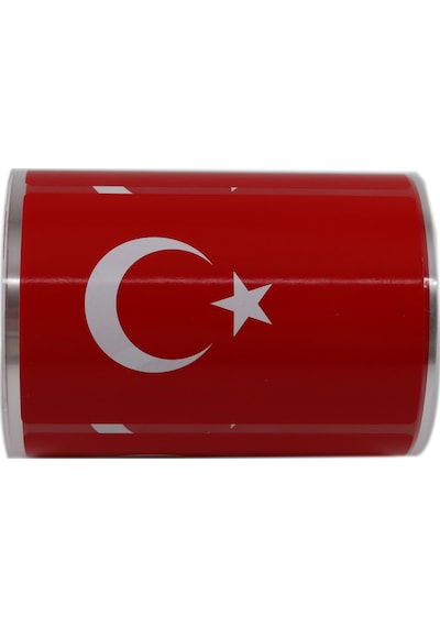 Kuşe Rulo Türk Bayrağı Etiketi 90mm X 60mm 300 Adet