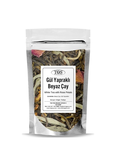Tos The Organic Spices Gül Yapraklı Beyaz Çay 40 G