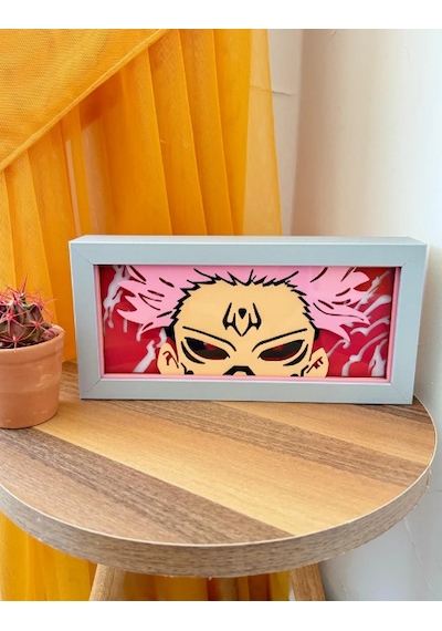 Jujutsu Kaisen 3d Led Aydınlatma - 16 X 26 Renkli