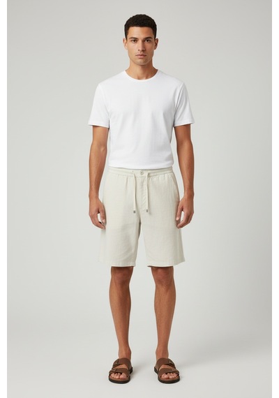 Only & Sons Onswake Loose 0329 Shorts Frml Erkek Beyaz Şort - 22037261