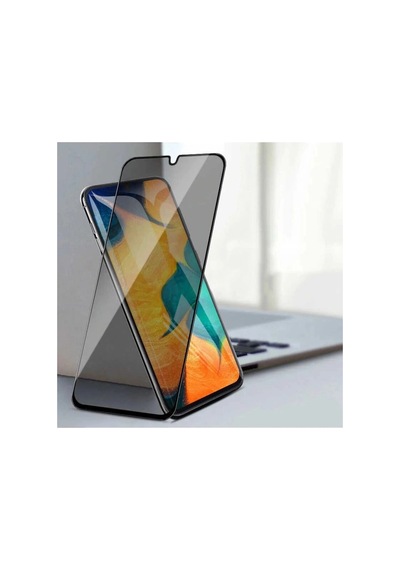 Hubrendy Tedarik Samsung A31 Uyumlu Hayalet Ekran Gizli Tam Kaplayan Kırılmaz Cam Seramik Ekran Koru
