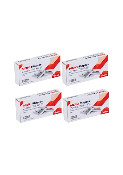 Büyük Zımba Teli No:24/6 1000'li X 4 Paket
