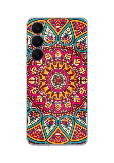Galaxy 26 Fe Uyumlu Mandala Baskılı Silikon Kılıf