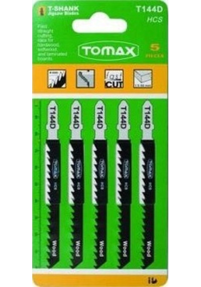 Tomax T144d Hss Ağaç Dekupaj Ağzı 5 Adet Hızlı Kesim