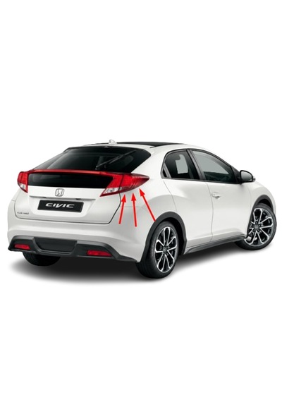 Honda Civic Hb 2012-2015 Arası Depo Ledli Sağ Ve Sol Dış Stop Lambası 33500-tv0-e01 / 33550-tv0-e01