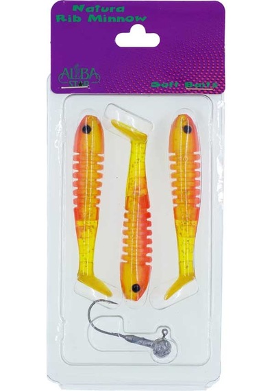 Albastar Natura Rib Minnow Sahte Balığı 01 90mm