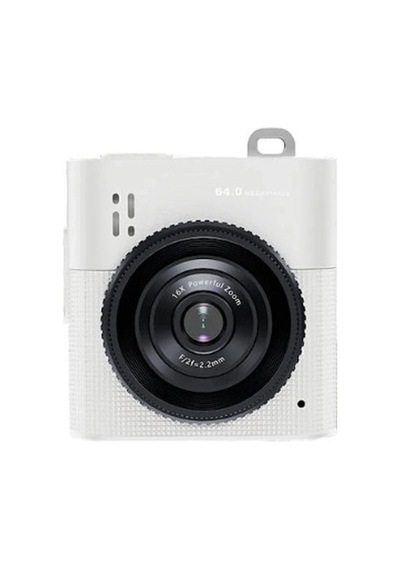Mini Dijital Kamera 64mp 16x Digital Zoom Retro Vintage 1.4 Ekranlı Video Kamera Taşınabilir Tasarım Beyaz Çok Renkli