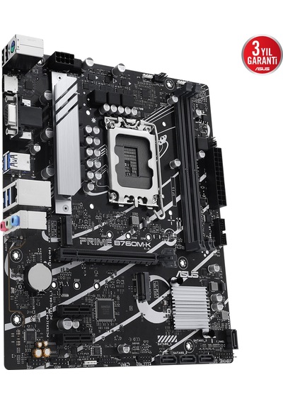 Asus Prıme B760m-k D5 Ddr5 8000mhz Oc Rgb M.2 Matx 1700p