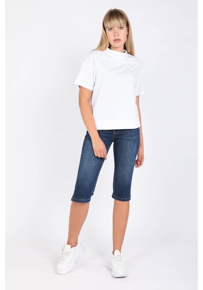 Banny Jeans Bw Kadın Jean Kapri Lacivert 34