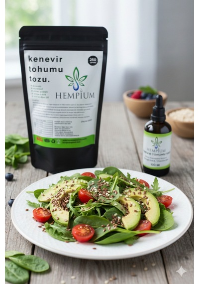 100 Ml Kenevir Yağı Ve 250 Gr Kenevir Tozu