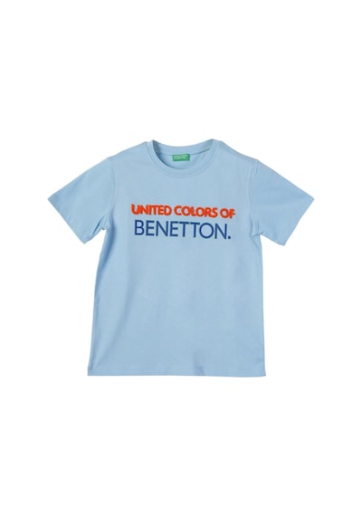 United Colors Of Benetton Erkek Çocuk Lacivert T-shirt Bnt-b21361 Mavi