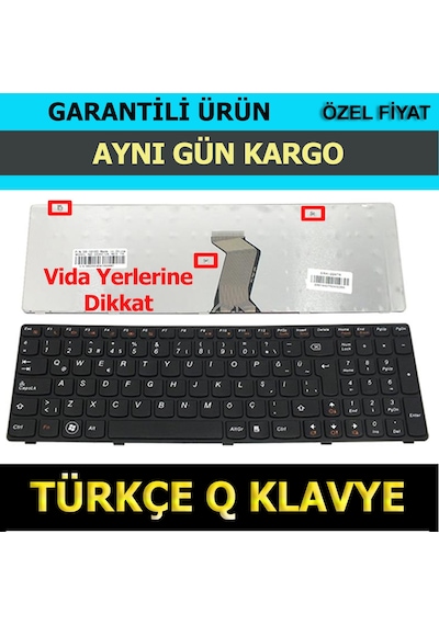 Lenovo Uyumlu G580 Klavye Tuş Takımı