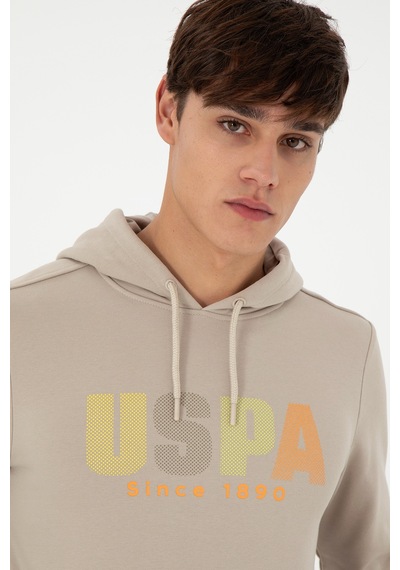 U.s. Polo Assn. Erkek Taş Sweatshirt 50293354-vr049 Taş