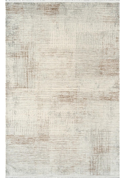 Royal Halı Vintage Vh05a Krem Vizon Akrilik Yumuşak Dokulu Modern Eskitme Halı