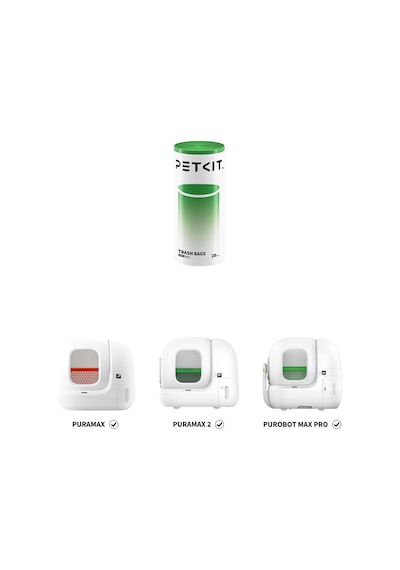 Petkit Max - Max 2 - Max Pro ve Max Pro 2 Modelleri İçin Dayanıklı Çöp Torbası