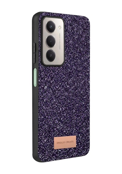 Onegif Xiaomi Redmi 15 4g Bright Simli Kapak - Derin Mor 0.2M-Çok Renkli