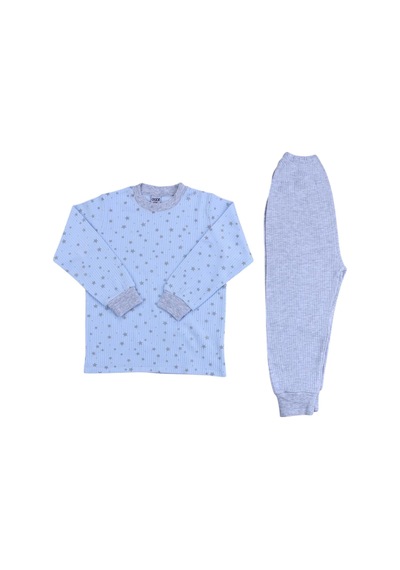 Sebi Bebe Yıldızlı Pijama Takım 9165 Mavi