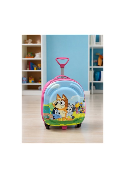 3-6 Yaş Kız Çocuk Karakter Anaokulu Kreş 3d Renkli Baskılı Çekçekli Tekerli Okul Çantası Ve Sırt Çantası Bluey Pembe Pembe 3-6 Yaş Kız Çocuk Karakter Anaokulu Kreş 3d Renkli Baskılı Çekçekli Tekerli Okul Çantası Ve Sırt Çantası Bluey Pembe Pembe