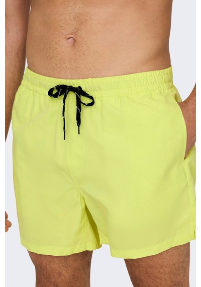 Only & Sons Erkek Onsted Deniz Şortu 22021832 Limon Narçiçeği