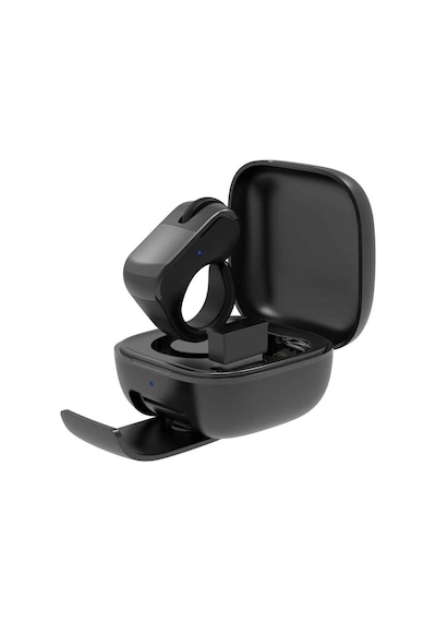Kablosuz Şarj Edilebilir Parmak Mouse Siyah/beyaz Ergonomik Yüzük Tasarım Genel